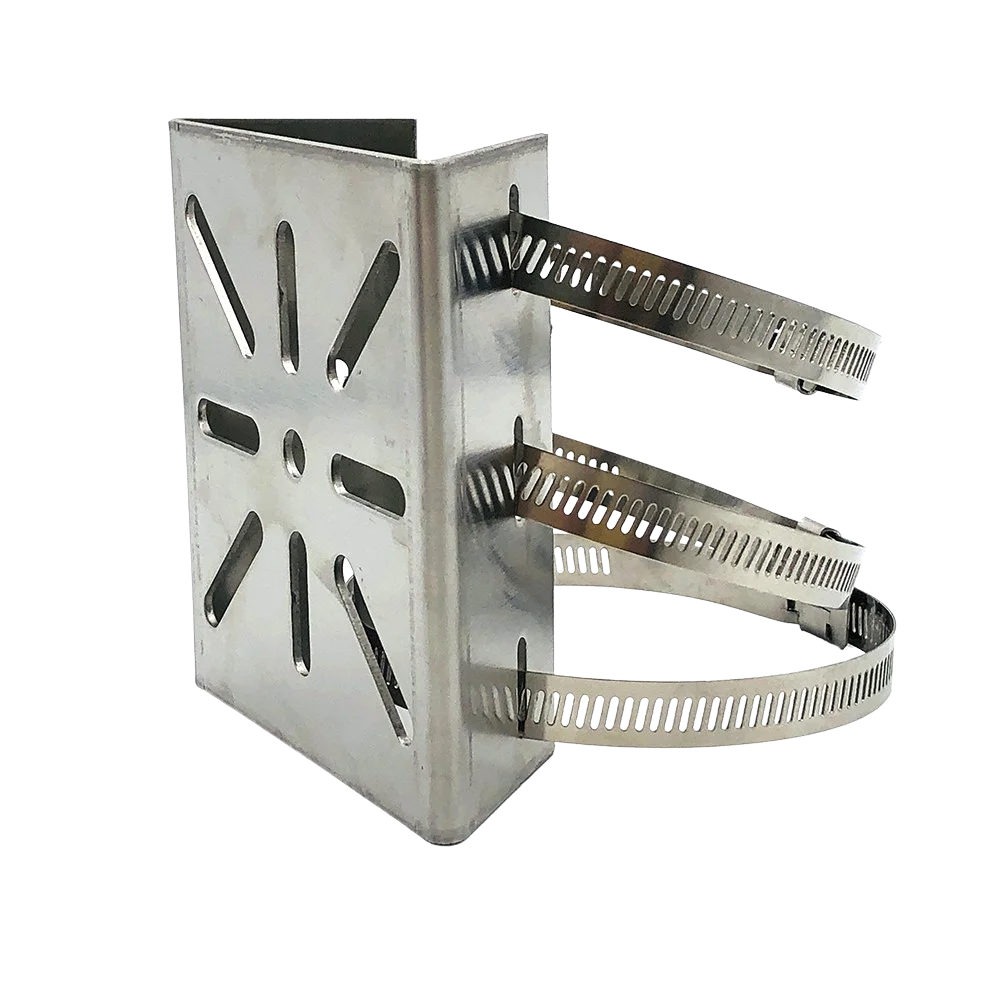 High Quality Upright Post Pillar Cctv Camera Bracket Stainless Steel