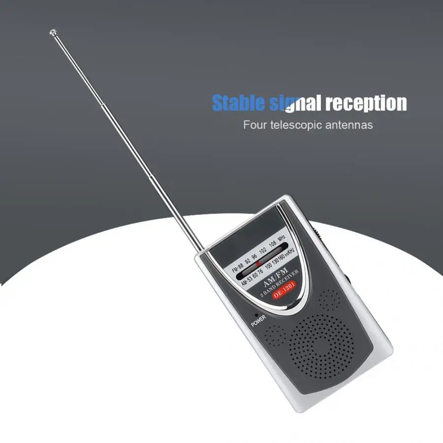 Мини Портативный двухдиапазонный FM/AM ручной настройки профессионального радио с