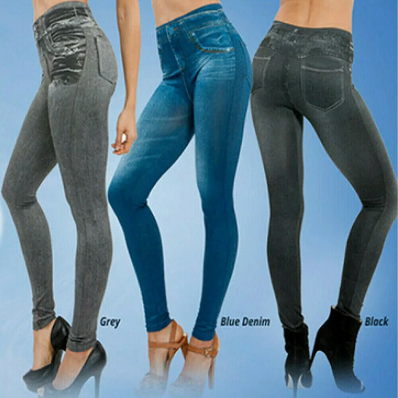Осень-зима, модные женские Стрейчевые узкие джинсы, штаны с высокой талией, дышащие штаны, одноцветные узкие брюки, женские джинсы