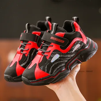 

Children Sneakers Baby Autumn Winter Fashion Breathable Sports Shoes Leather Flats Boy Girls Outdoor Anti-Slip Sneakers