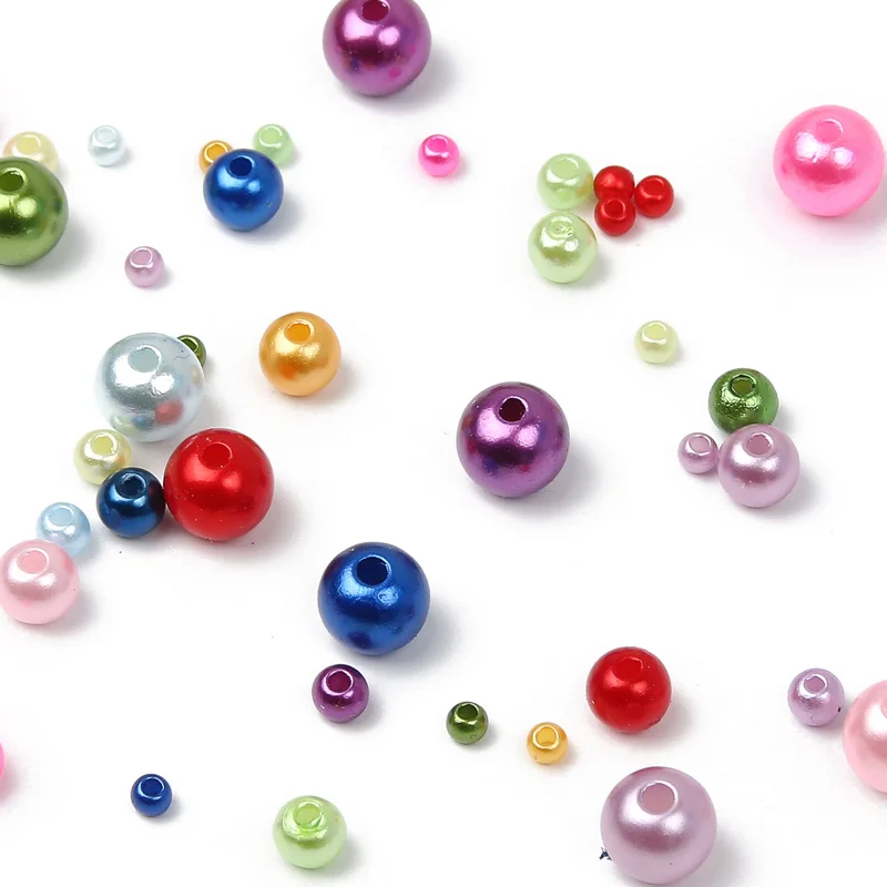 1000 Perle Rotonde 8mm - Perline Colorate Per Bracciali, Collane Fai Da Te - Foto 6