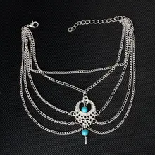 Модный ножной браслет для похудения, магнитный ножной браслет с зеленым камнем из бисера, магнитный терапевтический браслет, ножной браслет, продукт для похудения, забота о здоровье