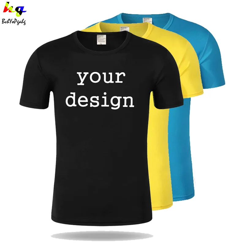 Camiseta de diseño con logotipo personalizado para y mujer, camiseta de secado rápido con estampado de logotipo, deportivas/de equipo/publicitarias|Camisetas| - AliExpress