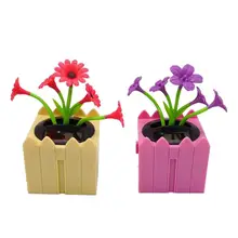 Украшение автомобиля на солнечных батареях Танцующий Цветок качающийся орнамент игрушки анимированный качающийся Танцующая Игрушка Декор автомобиля подарок интерьер Авто