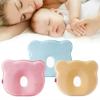 

New Cotton Baby Soft Pillow Infant Toddler Prevent Flat Head Sleeping Support Baby Pillows