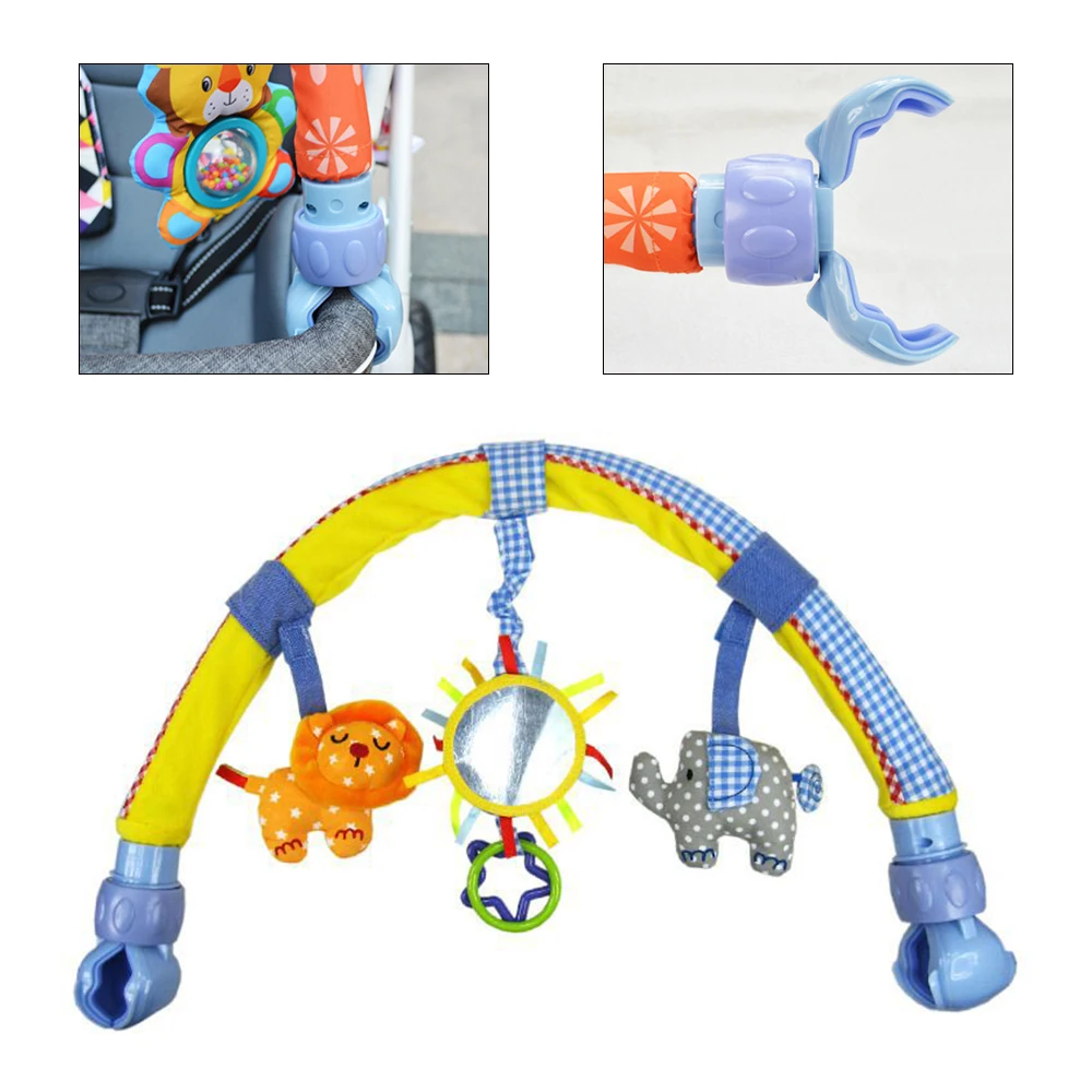 Детские игрушки-погремушки, детская коляска, автомобильный зажим, подвесная игрушка, детская коляска, игрушка для новорожденных, мобильные обучающие игрушки 0-12 месяцев