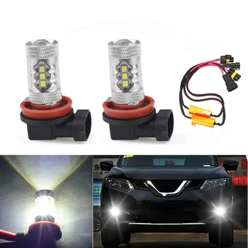 

2X Super White H8 H11 CREE Chip 3030 LED Fog Light Driving Bulbs No Error For Skoda Octavia 2010-2014