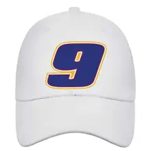 Унисекс Мужская Милая бейсболка Chase-Elliott-No.9-открытый стрейч все хлопок взрослых Кепка