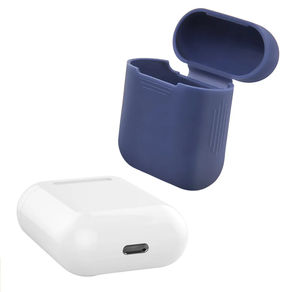 Besegad силиконовый чехол для переноски, чехол для Apple Airpods Air Ear Pods, беспроводные наушники, чехол для наушников