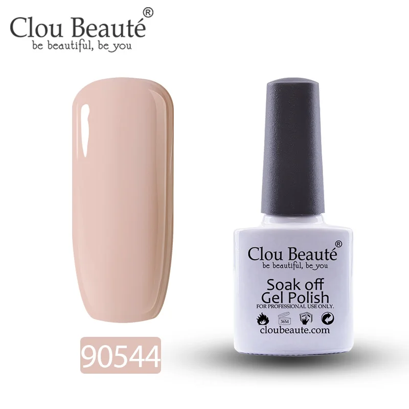90544 Clou Beaute 79 цветов Гель-лак для ногтей Маникюрный УФ СВЕТОДИОДНЫЙ Цветной Гель-лак UV Vernis Полупостоянный гель лак для ногтей гель-краска - Цвет: 90544