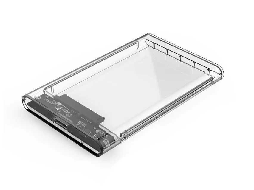 2,5 ''Прозрачный чехол для жесткого диска SATA 3,0-USB 3,0 внешний жесткий диск SSD корпус Поддержка 3 ТБ UASP протокол