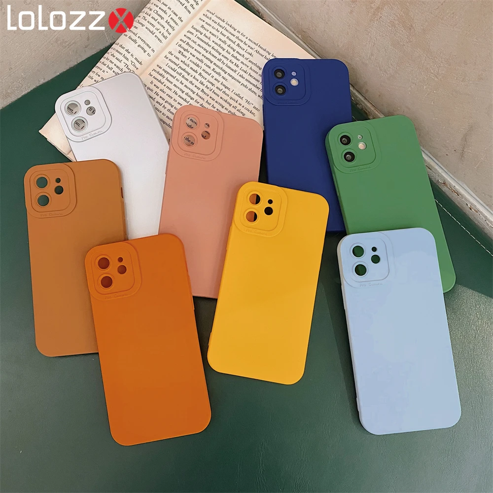 Силиконовый чехол для iPhone 12 13 11 Pro XS Max X XR 7 8 Plus |