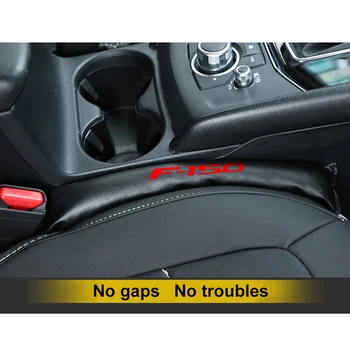 

Car Seat Gap Anti Leak Drop Pads for Ford F-150 F150 PU Leather Car Pad Mat Stopper Kit Filler Seat Spacer Cushion Cover