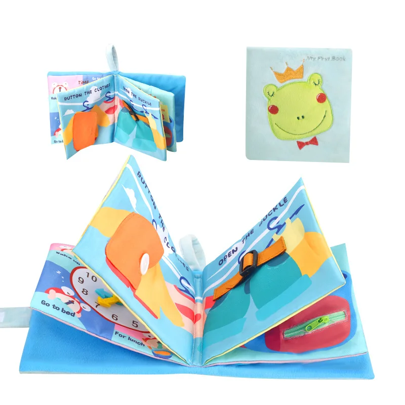 

Baby educational toys 0 to 12 months Children Cloth Book 3D Books for Kids Learning Education quiet book Activity drawing