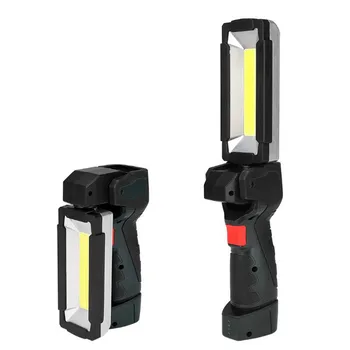 

360 Rotation LED Waterproof Light USB Rechargeable Flashlight Work Light COB Lamp Bar ipx-4 Waterproof USB Direct Charging
