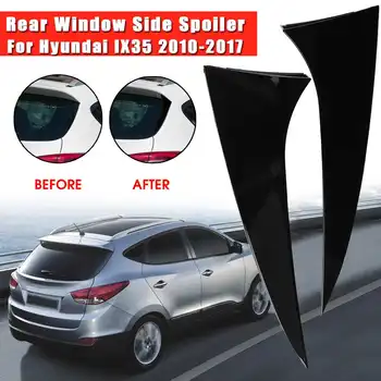 

2PCS Left+Right Rear Window Side Spoiler Canard Canards Splitter For Hyundai IX35 2010 2011 2012 2013 2014 2015 2016 2017