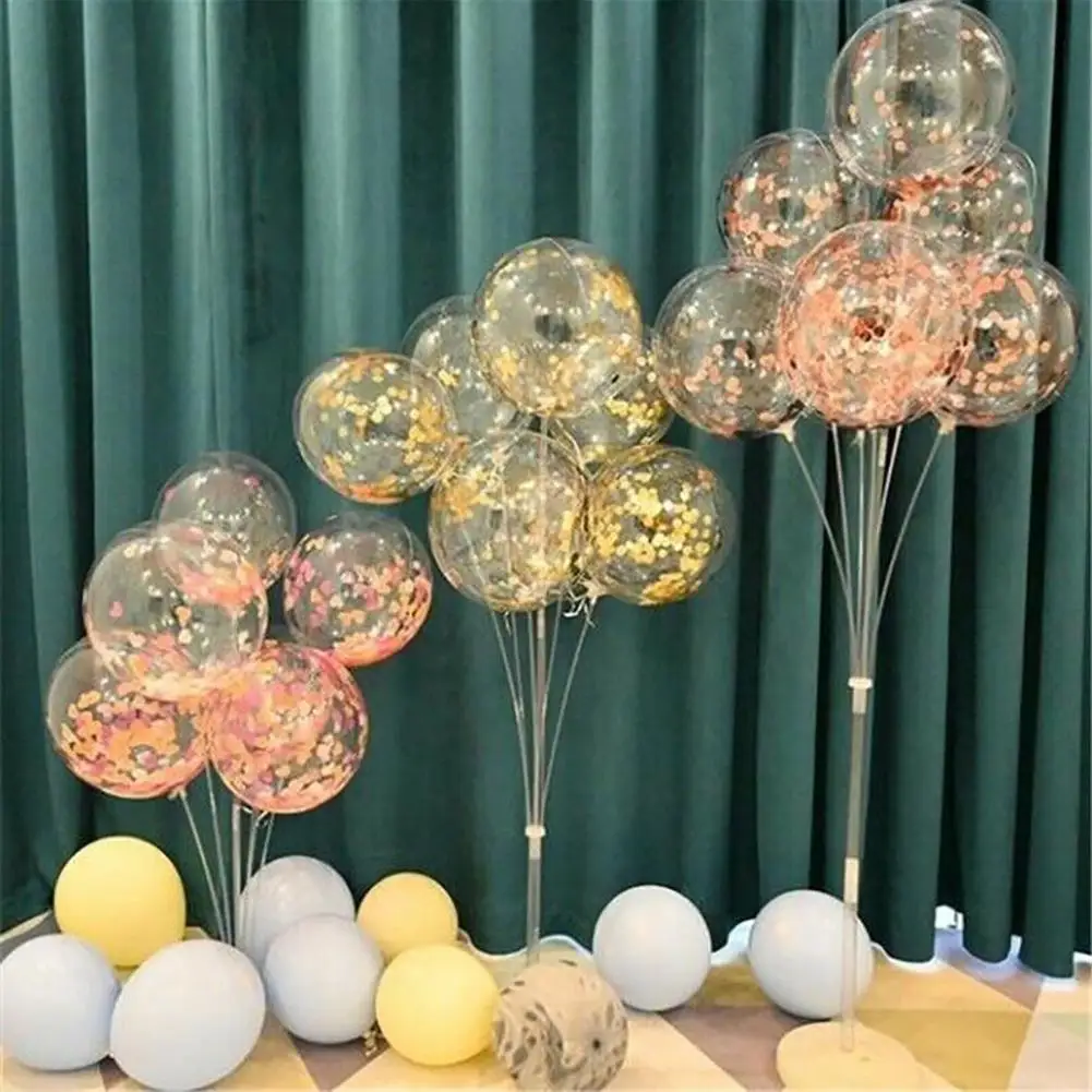 1Pc Balloon Column Tubes Balloons Display Stand Holder Baby Shower Wedding Birthday Decor A good way to fix balloon on ta | Дом и сад