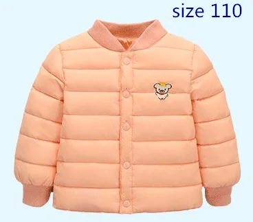 size 110 Зимняя куртка для мальчиков; Новинка года; Брендовое детское зимнее пальто с капюшоном для девочек; ветрозащитное детское пуховое пальто с длинными рукавами; Верхняя одежда; теплая От 4 до 12 лет - Цвет: size 110