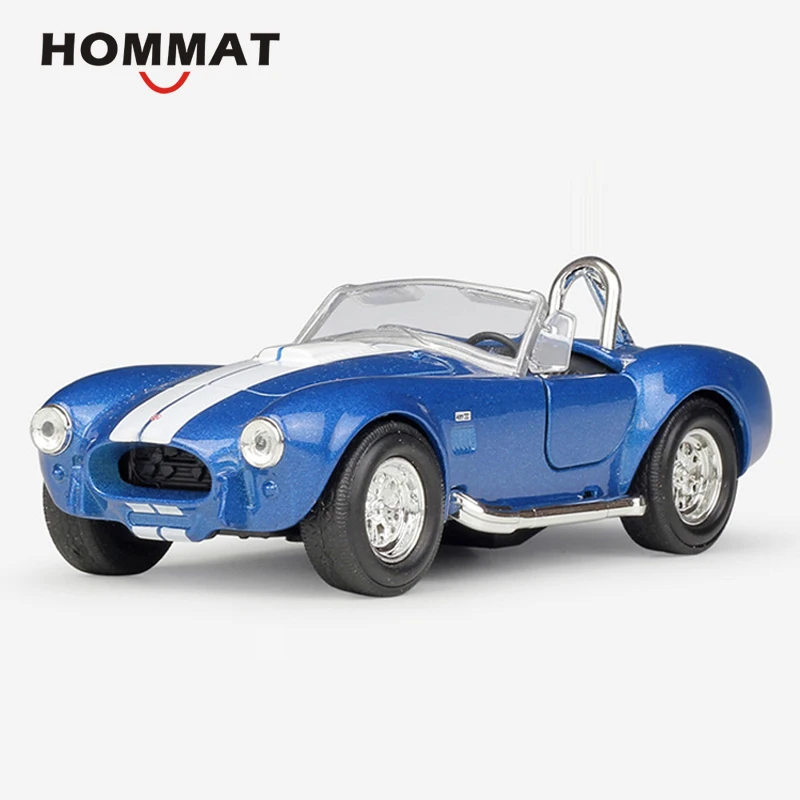 Модель игрушечного автомобиля HOMMAT 1:36 1965 Ford Shelby Cobra 427 S/C литый под давлением