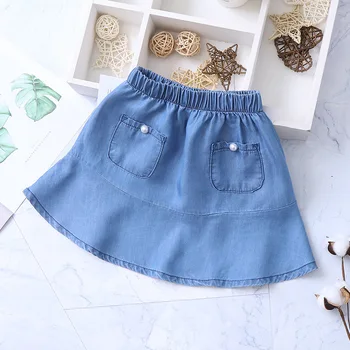 

Cowboy Kids' Skirt 2020 Summer GIRL'S Miniskirt