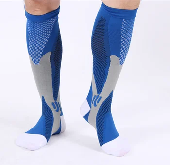 

Men Women Leg Support Stretch Compression Socks Below Knee Socks