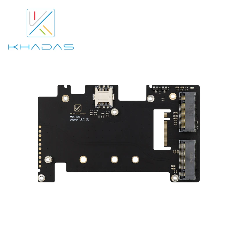 Khadas M2X Extension Board Without POE capability(VIM3 /VIM3L/VIM4/Quectel 4G LTE Module) Development Board Raspberry Pi Expansion Board