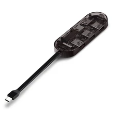 Прозрачный 7-в-1 док-станция USB 3,0 концентратор HDMI Зарядное устройство Для nintendo переключатель для настольных ПК/ноутбук