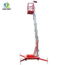 4 м-12 м Алюминий сплав один подъема мачты tabble платформы scissor lift