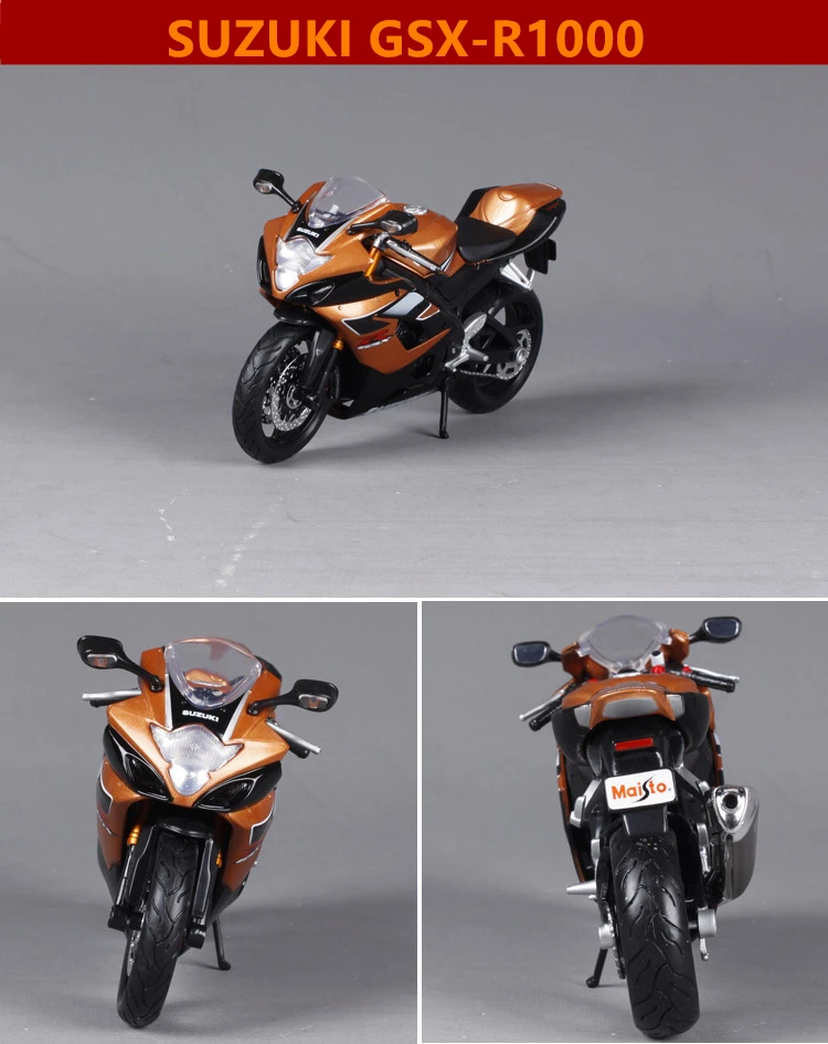 Maisto 1:12 Suzuki GSX-R750 скремблер имитация сплава Мотокросс Авторизованная модель мотоцикла Игрушка автомобиль Коллекционирование подарки