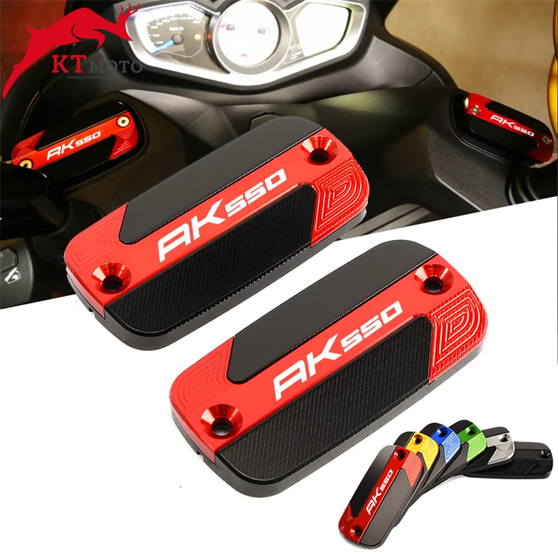 

Для KYMCO AK 550 AK550 ak550 2022-2023 Аксессуары для мотоцикла AK550 CNC передний тормозной резервуар жидкость резервуар масляная крышка