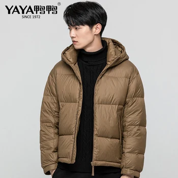 

YAYA New Winter Man Duck Down Jacket Ultra Light Thin Plus Size Winter Jackets Men Outerwear Coat