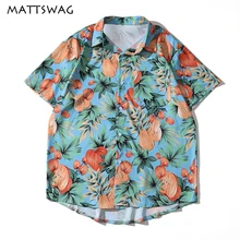 MATTSWAG Men Hawaiian Shirt Apple Leaf Printed Men Beach Aloha Mens Shirts Short Sleeve Summer Tropical Camp Holiday Men Clothes MATTSWAG Men Hawaiian Shirt Apple Leaf Printed Men Beach Aloha Mens Shirts Short Sleeve Summer Tropical Camp Holiday Men Clothes