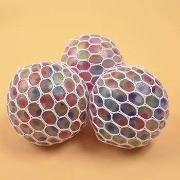 

Originality New Peculiar Little Ball Squeezed Happy Grape The Ball Extrusion Vent Baby Baby Decompression Colorful Ball Squishy