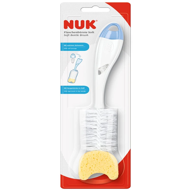 Ершик для бутылочек NUK 2 в 1 с губкой