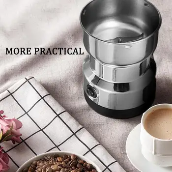 

Stainless Steel Mill Coffee Grinder 220V EU/UK/EU/AU Powdering Seasonings Plug Grind Coffe Beans For Home Milling Nuts Mach Z0Z0