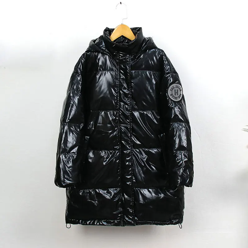 Thick Winter Down Coat Women Hooded Parka Mid