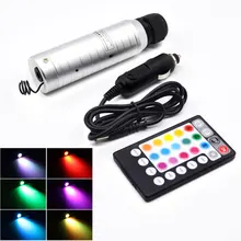 6 Вт DIY RGB светодиодный пульт дистанционного управления для автомобиля многоцелевой атмосферный KTV мини Ночной волоконно-оптический свет украшение потолочная звезда отель