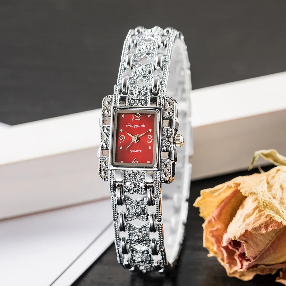 

Ladies Watch Explosion Style Fashion Korean Square Multicolor Bracelet Watch Zinc Alloy Quartz Ladies Watch