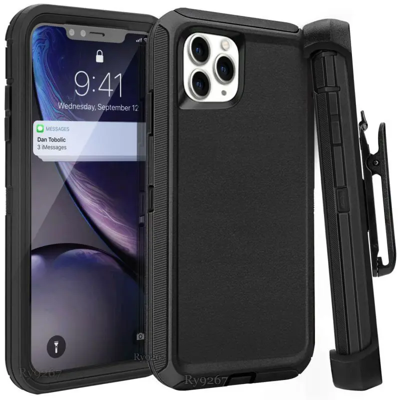11 Чехлы для IPhone 11 pro/11 с задней клипсой многослойная карта памяти Prote - Цвет: 11