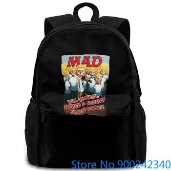 

VTG 2001 MAD Alfred E. Neu Caricature Eminem Large Hip Hop Rap T Rare Low Price women men backpack laptop travel school