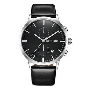 

Men's New Multifunction Calendar Leather Belt Luminous Business Casual Fashion Trend Men's Watch