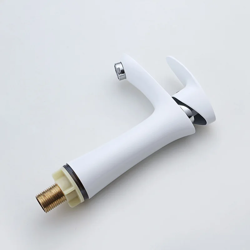 

Cross Border Northern European-Style White Cold Water Faucet Bathroom Cabinet Tap Taiwan Toilet under Basin Faucet