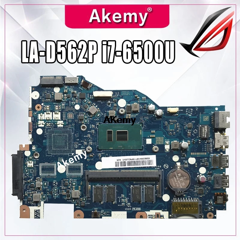 

LA-D562P Laotop motherboard for Lenovo Ideapad 110-15ISK original mainboard 4G-RAM I7-6500U