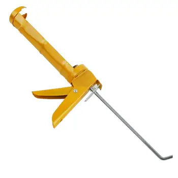 

2PCS / Set Semicircular Metal Caulking Tool Decoration Construction Tools Glass Glue Gun Iron Material Glass Glue Gun