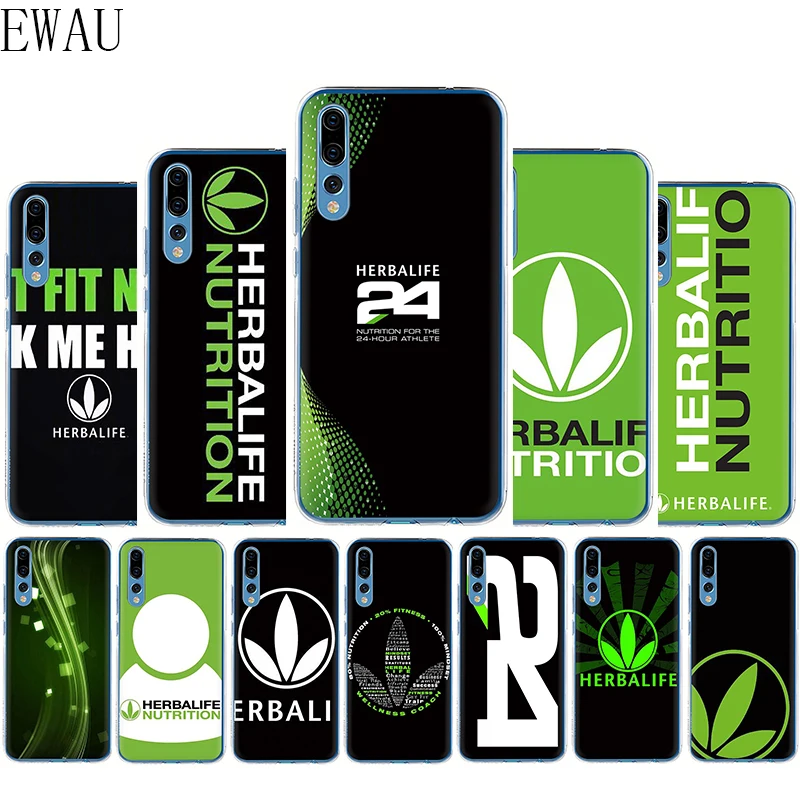 

EWAU Herbalife Silicone Mattle phone case for Huawei Honor 6A 7A 7C 7X 8C 8X 8 9 Note 10 Lite view 20 9X pro