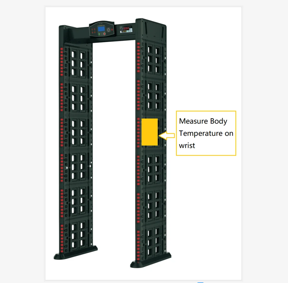 

DS-WG102ETM Quick Detect Infrared Human Body Temperature Security Door&Metal Detection, Intelligent Temperature Detect Gate