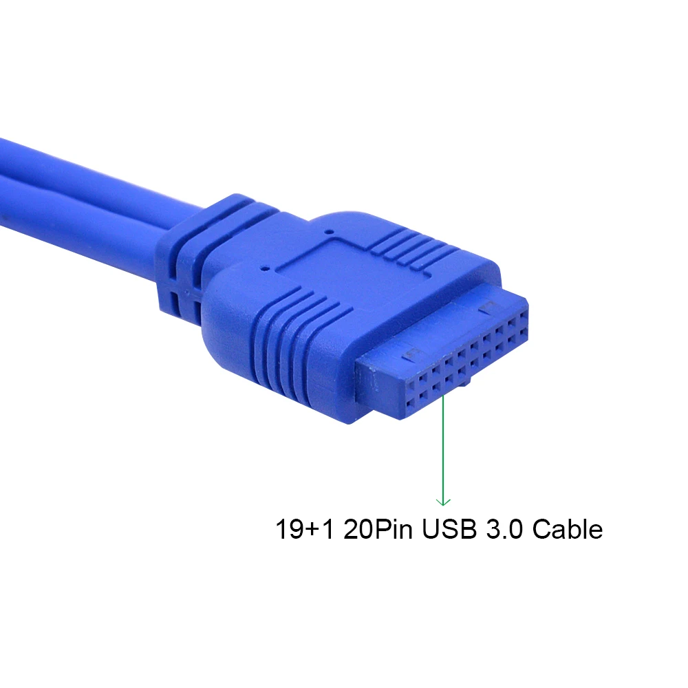 CHIPAL 20 контактный 2 портовый USB 3 0 Фронтальная панель USB3.0 расширительный Кабель