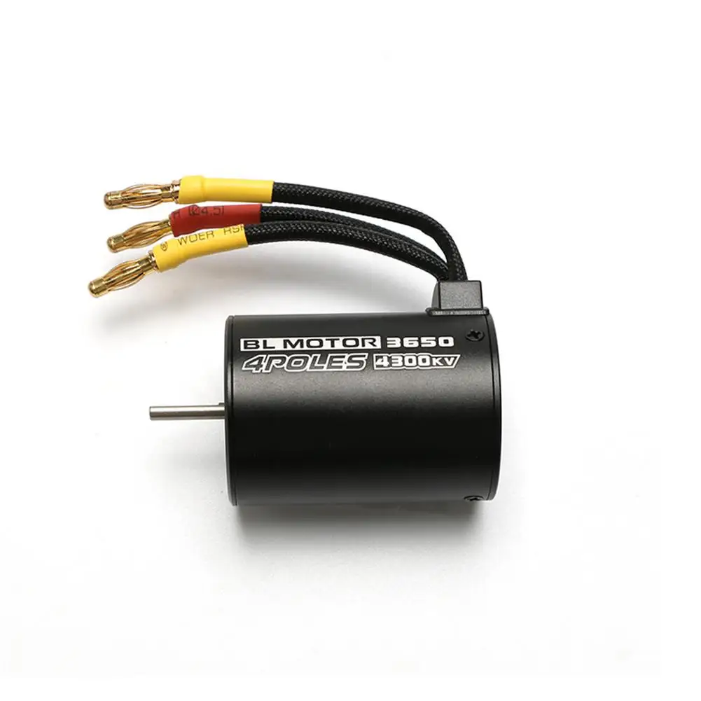 RC часть двигателя Водонепроницаемый 3650 4300KV бесщеточный ру автомобиль мотор с 60A набор ESC для 1/8 1/10 моделей автомобилей
