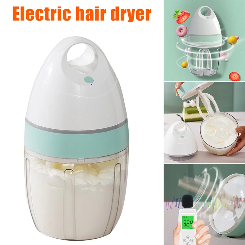 Elektrischer Schneebesen Haushalt Automatischer Schneebesen Schlagsahne Mixer Desktop Egg Beater_voghion.com