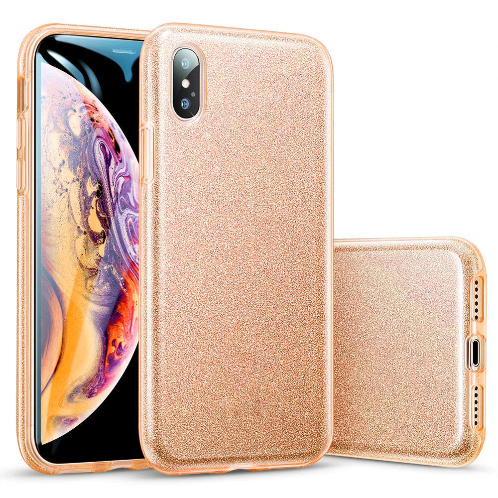 Ультратонкий с блестками блестящий чехол для Xiaomi Mi 8 9 A1 A2 Lite RedMi Note 8 7 Pro S2 5 Plus 5A 6 F1 Global милый мягкий гелевый Чехол из ТПУ - Цвет: Золотой